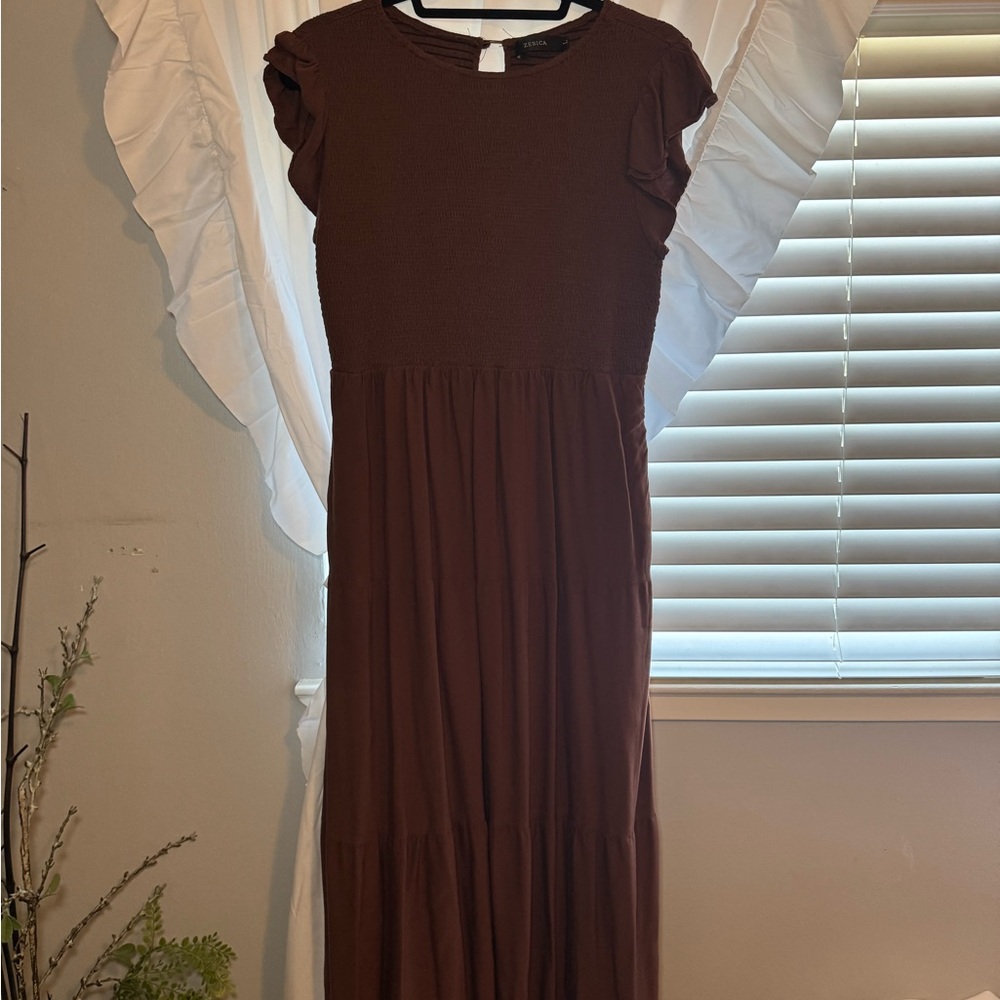Amazon Brown Maxi Dress